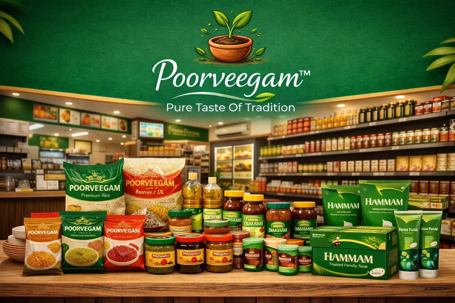 POORVEEGAM pure traditional grocery products